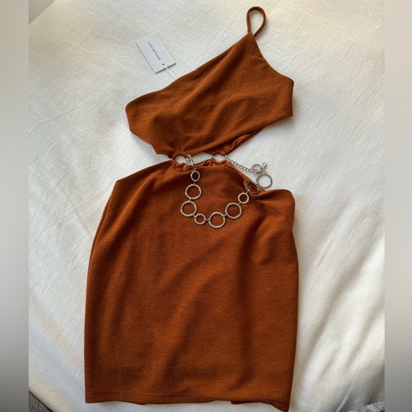 Revolve Lovers & Friends Kiana Mini Dress in Copper - Picture 8 of 8